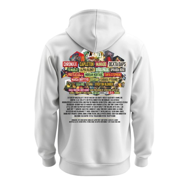 RL 25' Lineup Hoodie - White - Image 2