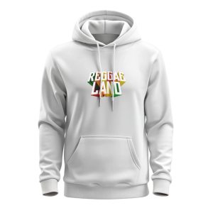 RL Rainbow Logo Hoodie - White
