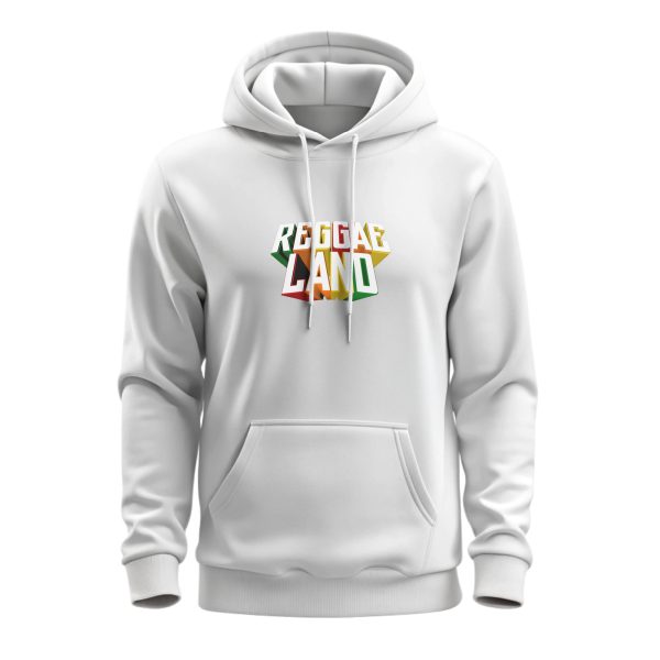 RL Rainbow Logo Hoodie - White